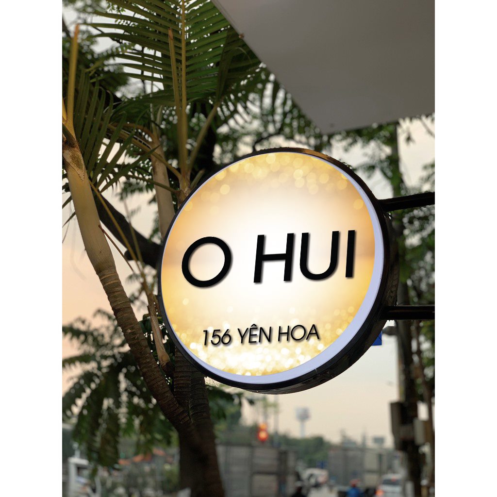 Biển vẫy tròn cửa hàng dịch vụ tại Hà Nội