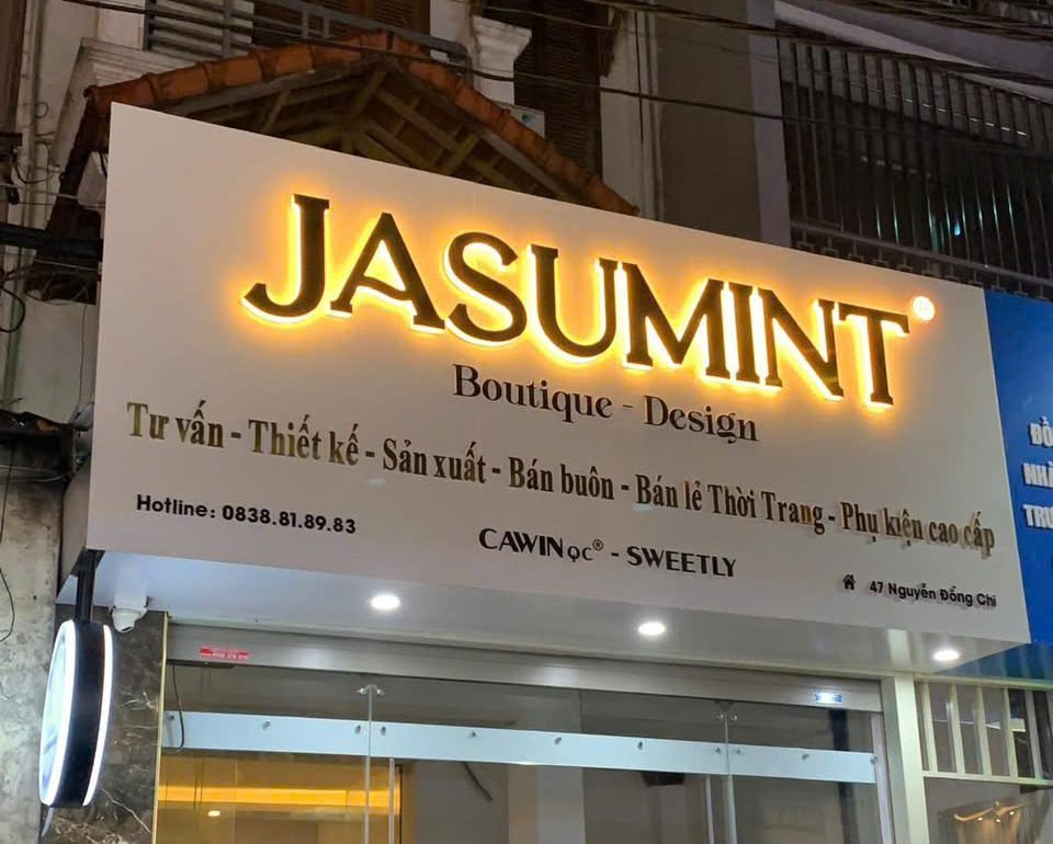 Mẫu biển shop quần áo tại Hà Nội